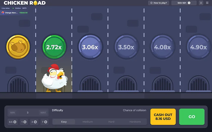 Chicken Road ゲームプレイ
